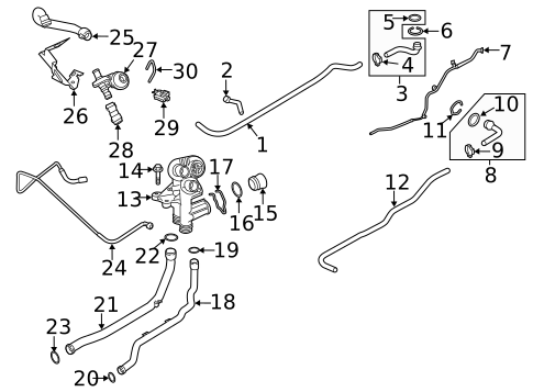 Hoses & Pipes for 2016 Porsche Cayman #0