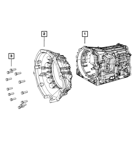 Case, Extension, Oil Pan, and Indicator (Dipstick) for 2010 Dodge Ram 3500 #6