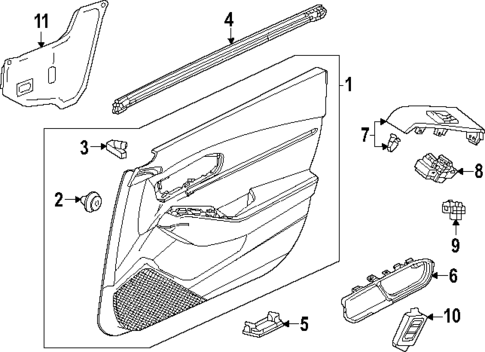 Front Door for 2023 Honda Accord #0