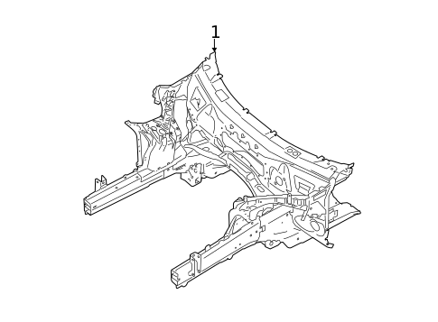 Inner Structure for 2014 Porsche Panamera #1