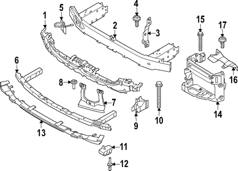 Bumper & Components - Front for 2023 BMW 760i xDrive #1