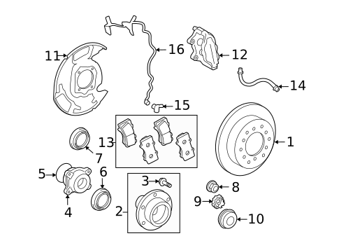 Anti-Lock Brakes for 2010 Toyota Land Cruiser #1