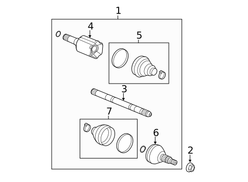 Drive Axles for 2012 Buick LaCrosse #0