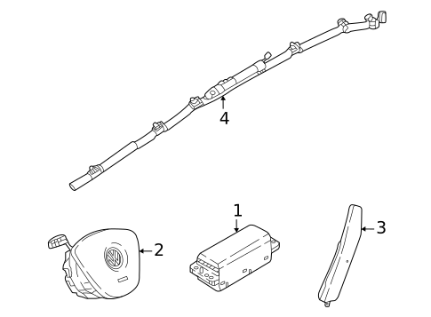 Air Bag Components for 2023 Volkswagen Taos #0