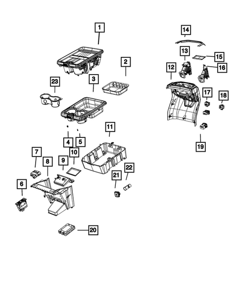 Consoles for 2023 Ram 3500 #3