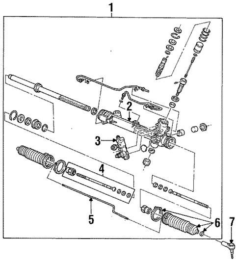 Steering Gear & Linkage for 1996 Lincoln Continental #1