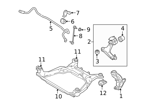 Suspension Components for 2008 Volvo XC70 #1