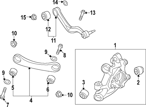 Rear Suspension for 2025 Genesis G90 #2