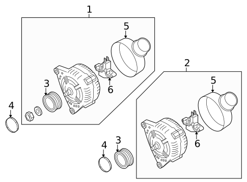 Alternator for 2006 Audi A6 Quattro #0