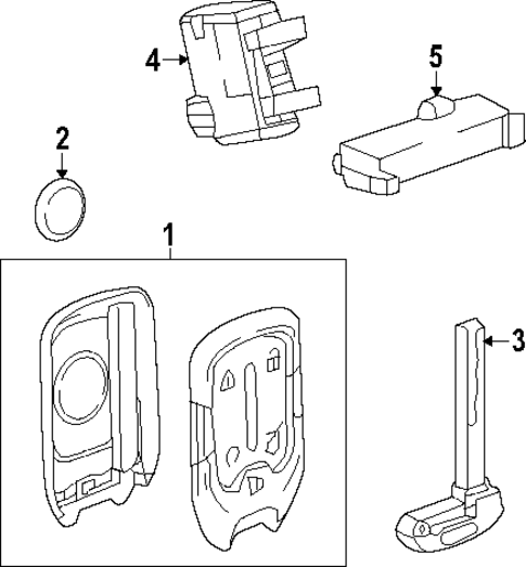 Keyless Entry Components for 2025 GMC Sierra 2500 HD #7