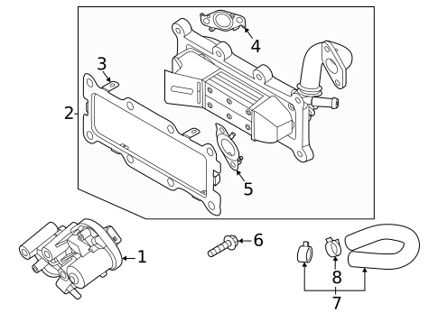 EGR System for 2025 Hyundai Tucson #0