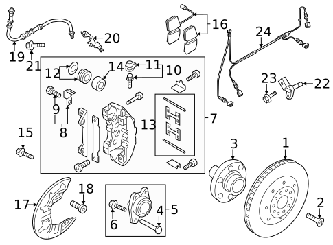 Front Brakes for 2013 Audi RS5 #1