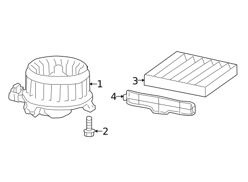 Blower Motor & Fan for 2017 Subaru BRZ #0