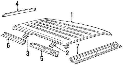 Roof for 1987 Ford LTD Crown Victoria #0
