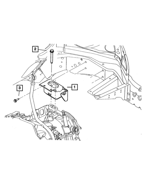 Engine Mounting for 2004 Chrysler PT Cruiser #3