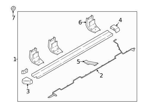 Running Board for 2019 Ford F-250 Super Duty #3