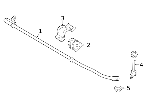 Stabilizer Bar & Components for 2016 Lexus IS200t #0