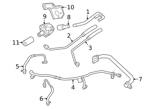 Hoses & Lines for 2025 Audi S7 Sportback #4