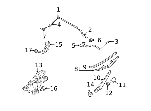 Wipers for 2008 Mazda 3 #1