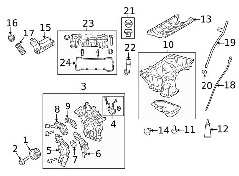 Engine Parts for 2012 Chrysler 200 #0