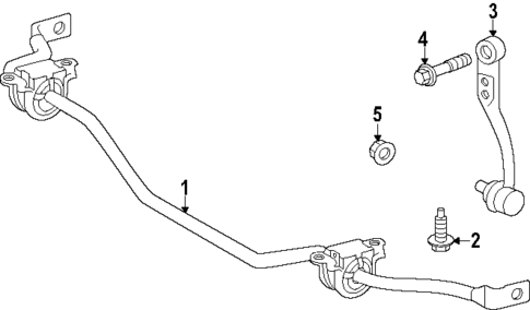 Stabilizer Bar & Components for 2025 Lexus TX350 #2