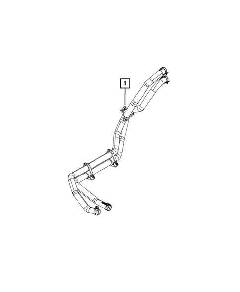 Air Conditioner and Heater Plumbing for 2020 Ram 1500 #3