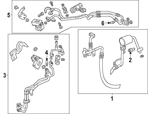 Condenser, Compressor & Lines for 2024 Acura ZDX #2