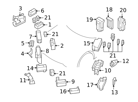 Horn for 2010 INFINITI FX50 #1