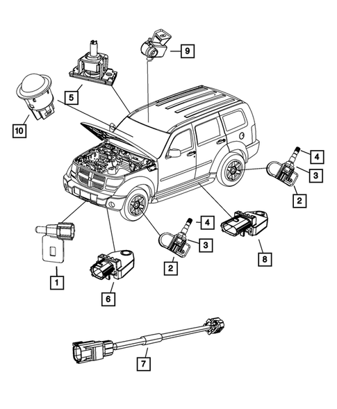 Sensors for 2010 Jeep Liberty #0