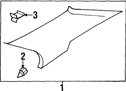 INTERIOR TRIM - QUARTER PANELS for 1998 INFINITI Q45 #0