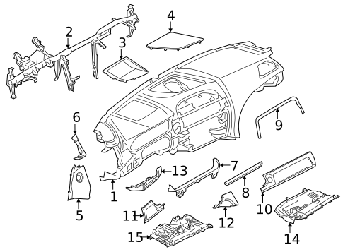 Instrument Panel for 2014 BMW 650i Gran Coupe #0