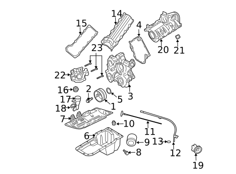 Engine Parts for 2004 Dodge Dakota #0