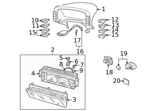 Switches for 2002 Land Rover Discovery #0