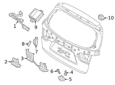 Lock & Hardware for 2019 Kia Sorento #2
