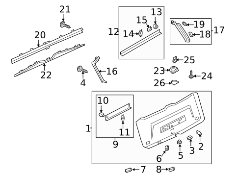 Liftgate for 2022 Audi SQ7 #1