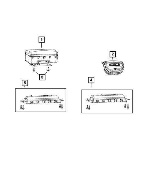 Air Bags for 2022 Jeep Grand Cherokee L #3