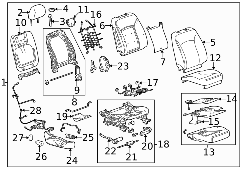Passenger Seat Components for 2025 Buick Envista #3