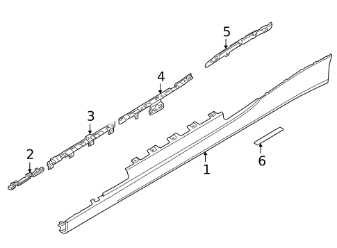 Exterior Trim - Pillars for 2025 BMW M440i #0