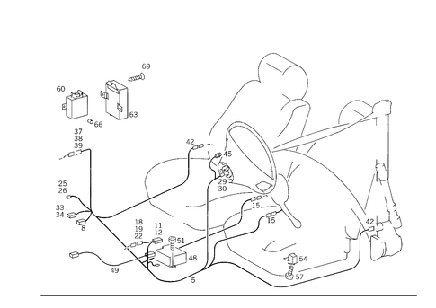 Belt Tensioner and Airbag for 1986 Mercedes-Benz 300E #1