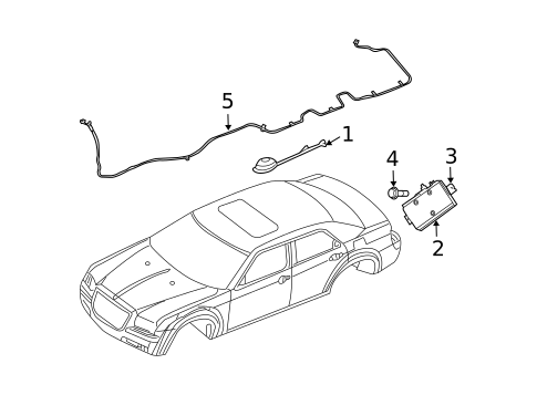 Antenna & Radio for 2007 Dodge Magnum #0