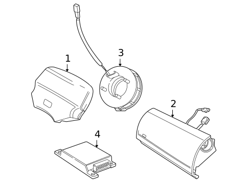 Air Bag Components for 2004 Land Rover Discovery #0