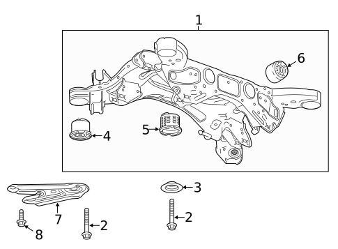 Suspension Mounting for 2022 Cadillac XT4 #2