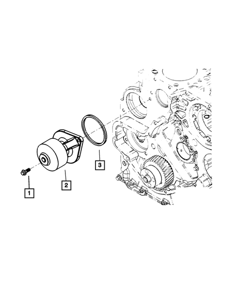 Water Pump and Related Parts for 2016 Ram 3500 #5