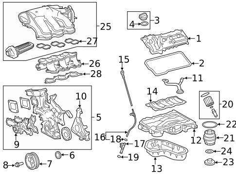 Engine Parts for 2018 Lexus RX450hL #19
