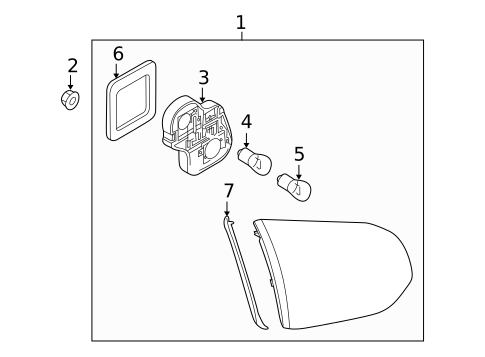 Tail Lamps for 2011 Volkswagen Golf #1