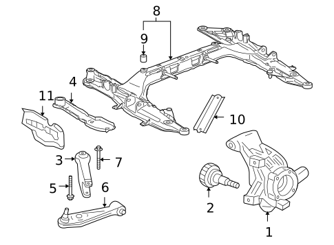 Suspension Components for 2010 Porsche Cayman #1