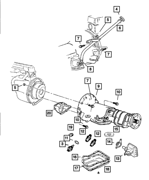 Case and Extension for 2003 Dodge Dakota #0
