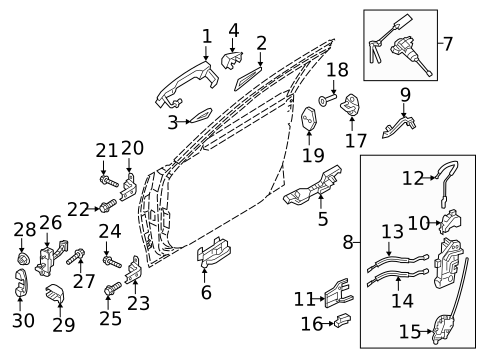 Front Door for 2018 Genesis G80 #0