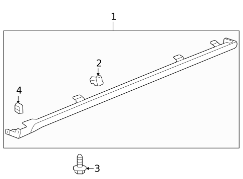 Exterior Trim - Pillars for 2005 Honda Accord #2