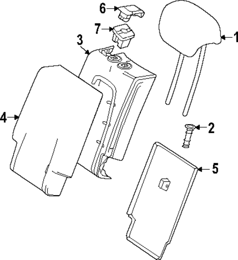 Second Row Seats for 2024 Mercedes-Benz EQB 350 #1